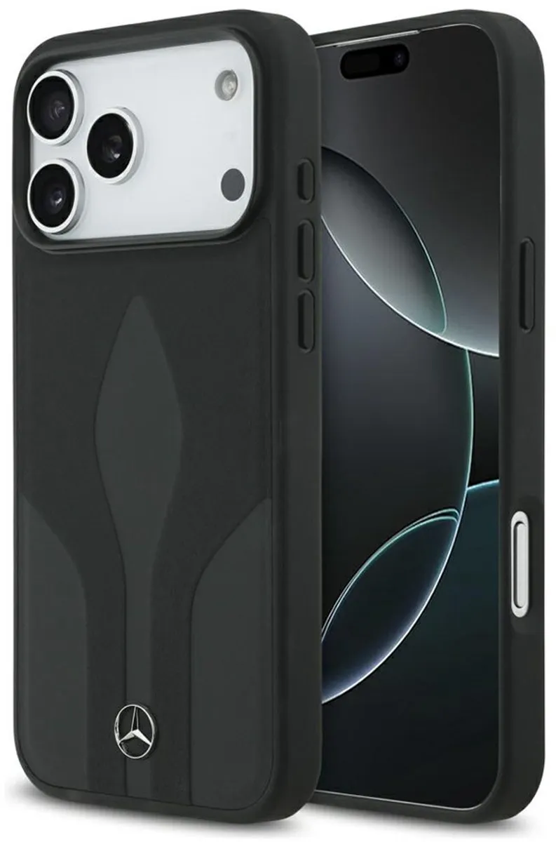 Mercedes-Benz Backcase Hoesje iPhone 17 Pro Max - Effen Zwart - 3666339506698 - afbeelding 3 van 6