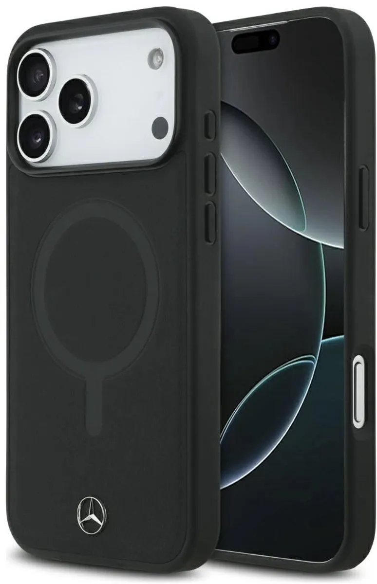 Mercedes-Benz Backcase Hoesje iPhone 17 Pro Max - Effen Zwart - 3666339506698 - afbeelding 2 van 6