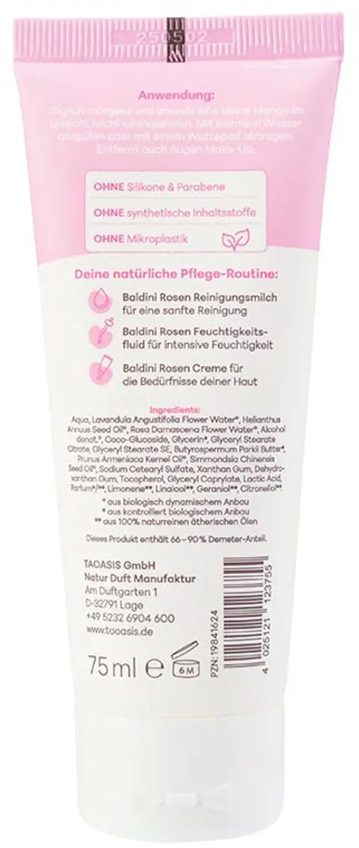 Baldini Rose Reinigingsmilk