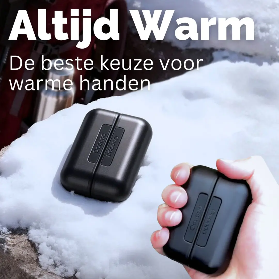 Ocoopa UT2s Handwarmer - 2 Stuks - 10000mAh - Zwart - afbeelding 3 van 6
