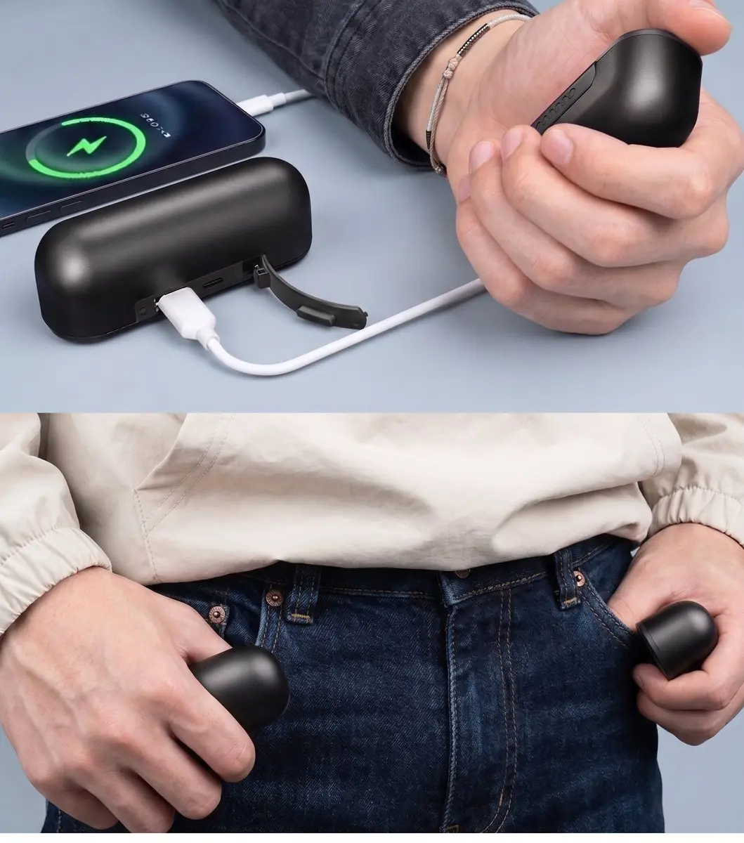 Ocoopa UT2s Handwarmer - 2 Stuks - 10000mAh - Zwart - afbeelding 4 van 6