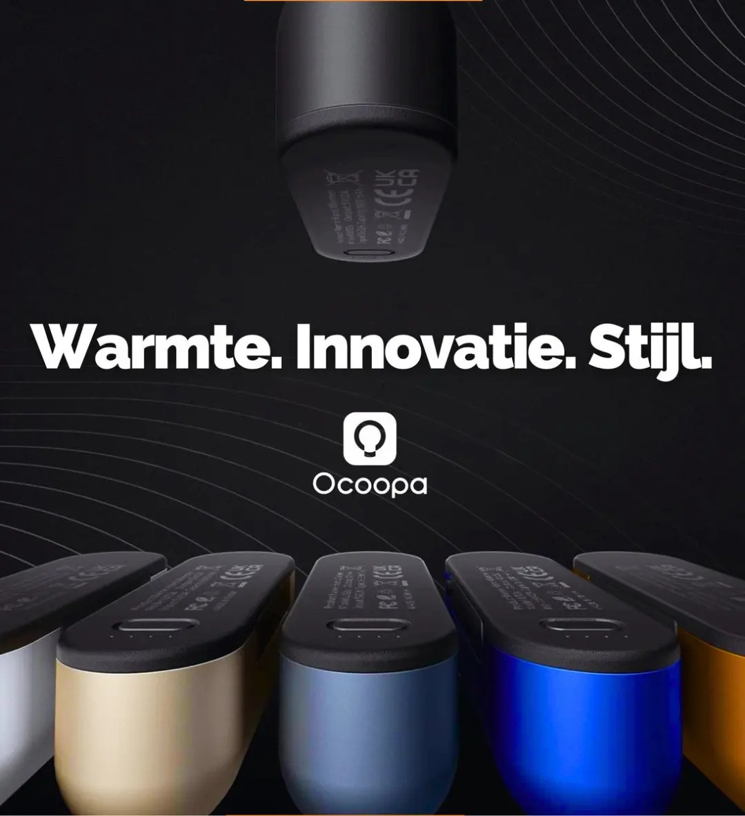 Ocoopa UT2s-GY Handwarmer + Voetwarmer - Grijs - afbeelding 6 van 6