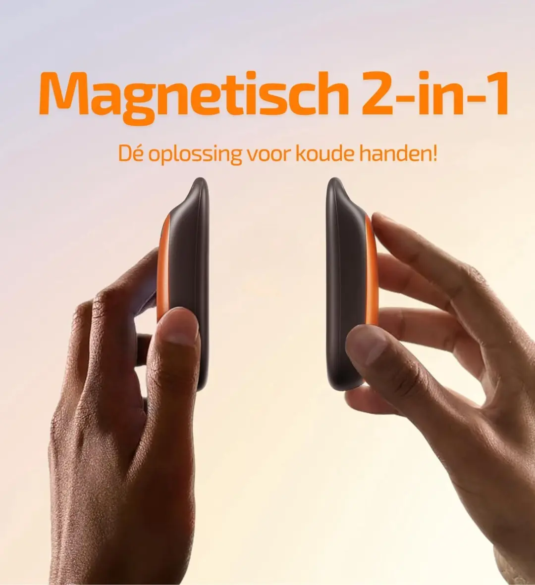 Ocoopa UT4 Urban Handwarmer - 6.000 mAh - Oranje - afbeelding 3 van 6