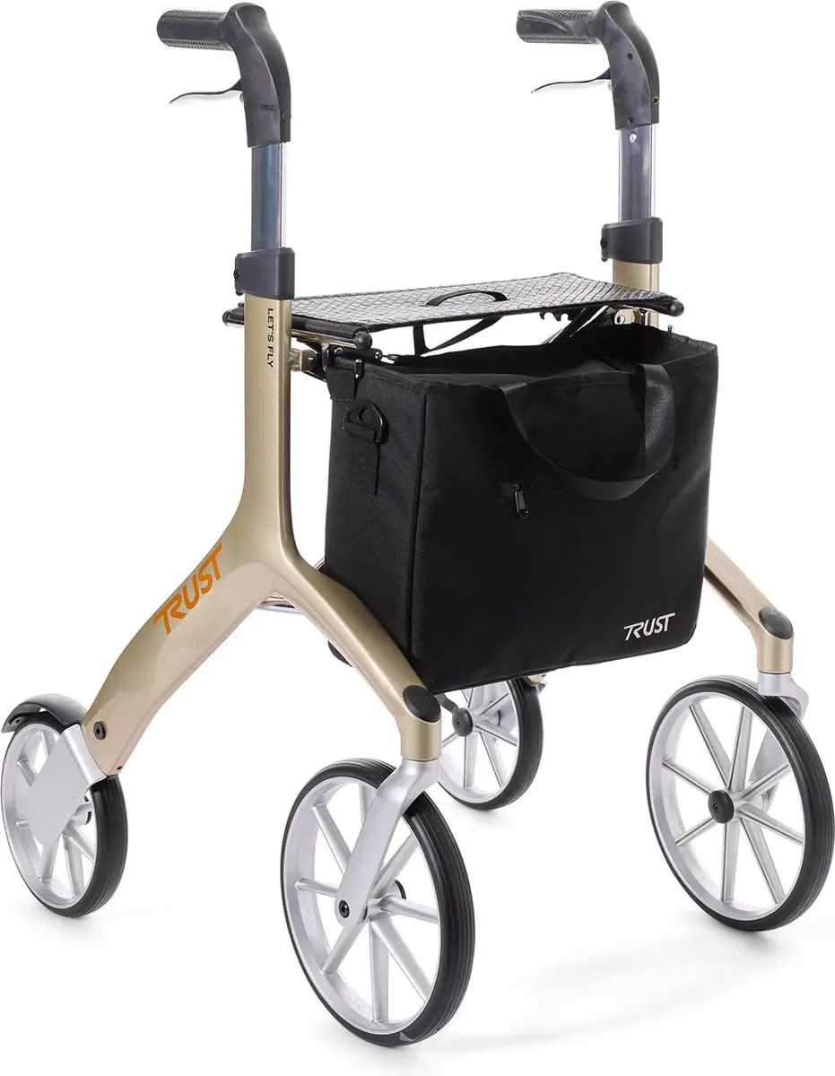 Trust Care Let's Fly Rollator Champagne