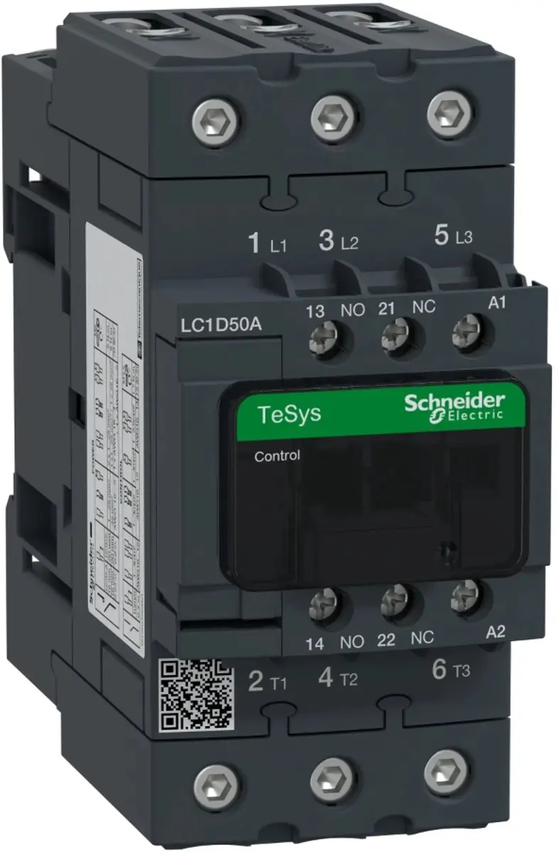 Schneider Electric LC1D50AP7 Magneetschakelaar 50A - Wit - afbeelding 3 van 3