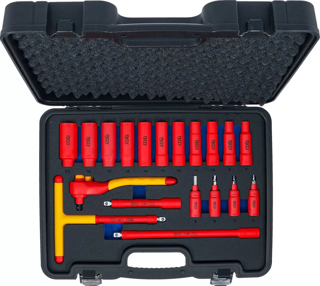 BGS technic 7137 VDE Dopsleutelbitset 3/8 - 19-delig - afbeelding 6 van 6