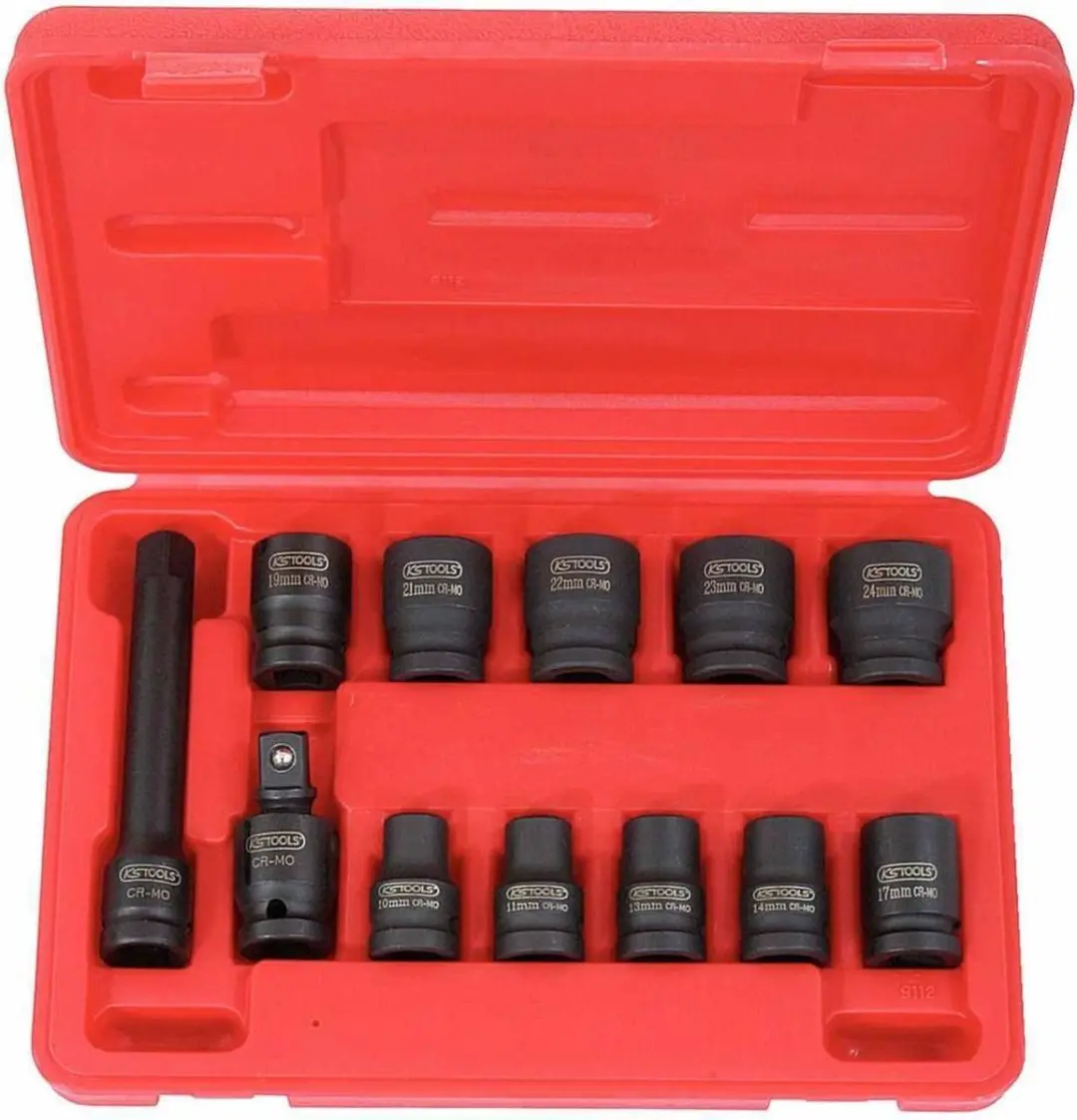 KS Tools 515.0112 Zeskants Slagdoppen Set 1/2" 12-delig