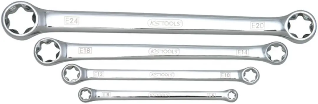 KS Tools CHROMEplus 518.0860 Dubbele Ringsleutelset