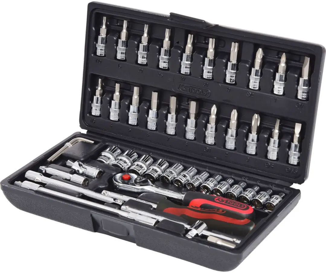 KS Tools CHROME+ 918.0648 Dopsleutelset 1/4" - 48-delig - afbeelding 2 van 6