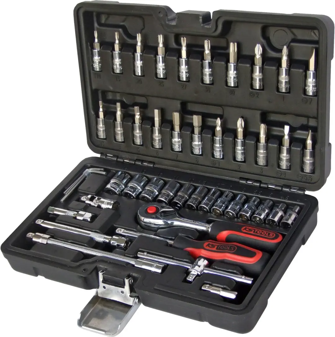 KS Tools CHROME+ 918.0648 Dopsleutelset 1/4" - 48-delig - afbeelding 6 van 6