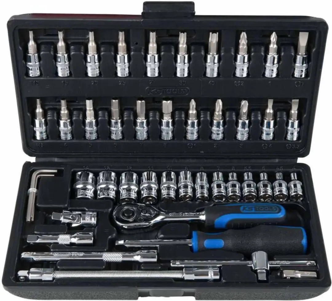 KS Tools CHROME+ 918.0648 Dopsleutelset 1/4" - 48-delig - afbeelding 5 van 6