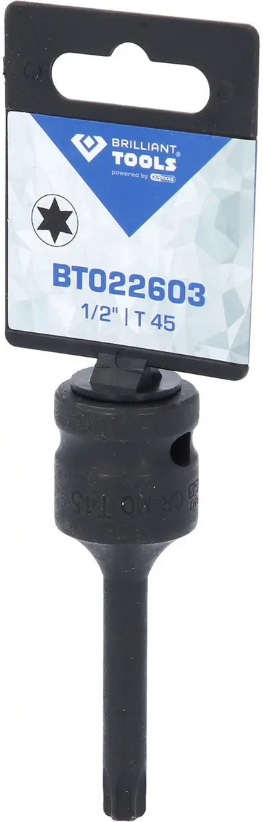 Brilliant Tools BT022603 Kracht Bit-dop Torx T45 1/2" - afbeelding 4 van 5