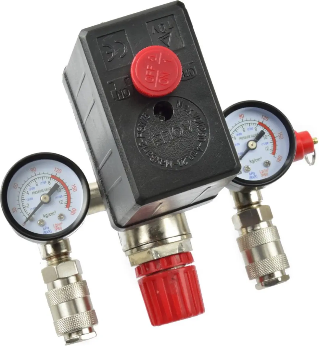 GEKO Drukregelaar G80306 - 12 bar - 2 manometers - afbeelding 4 van 6
