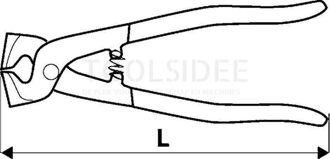 Topex 16B441 Tegelsnijtang 200mm - Blauw - afbeelding 3 van 3