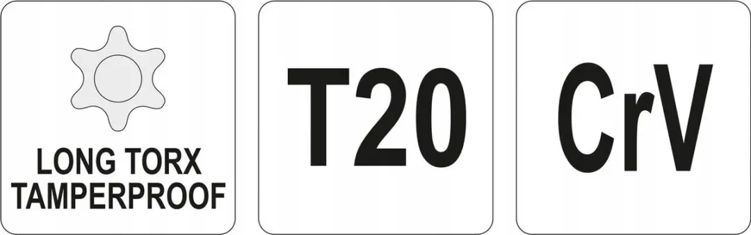 Yato Torx Security Bit T20 Lang