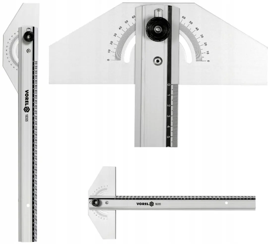 Verstelbare Aluminium T-Hoekmeter 400mm