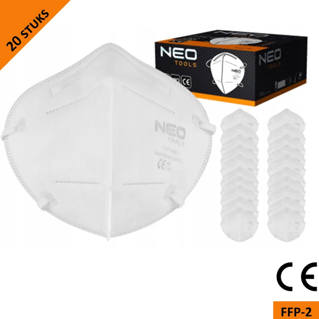 Neo Tools stofmasker halfgelaatsmasker