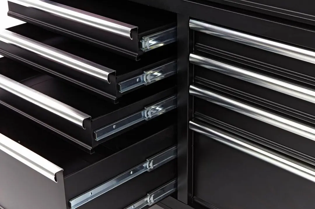 HBM Machines Gereedschapswagen Werkbank 125cm - Zwart - afbeelding 5 van 6
