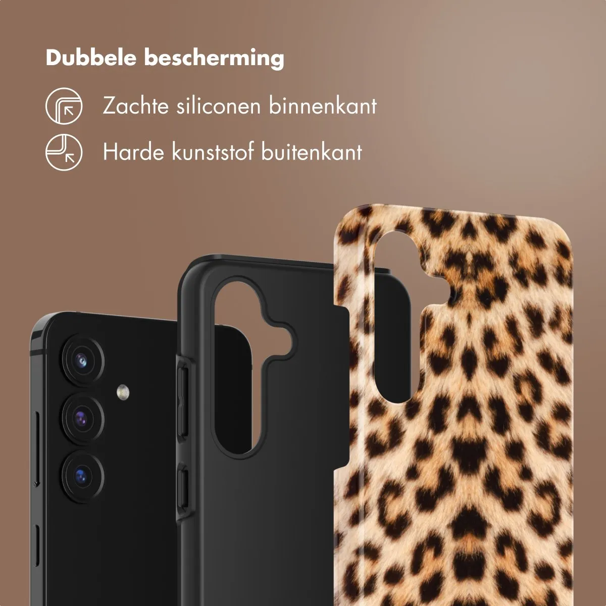 Selencia Hoesje Samsung Galaxy S25 FE Wild Leo