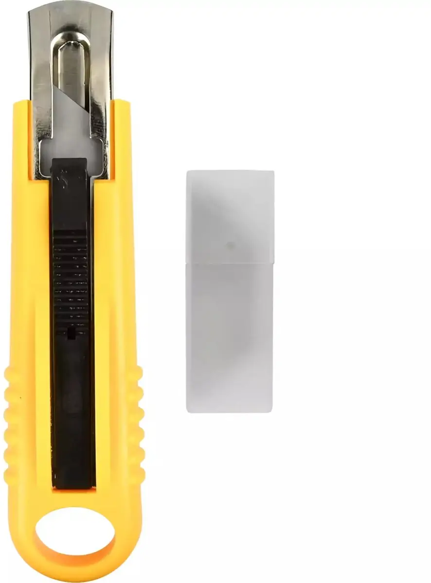 Benson Veiligheidsmes met automatische terugtrekking en 3 reservemessen