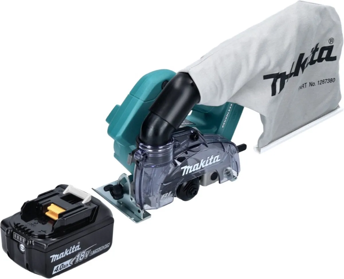 Makita DCC500M1 Diamantsnijder 125mm 18V - 1x 4,0Ah Accu