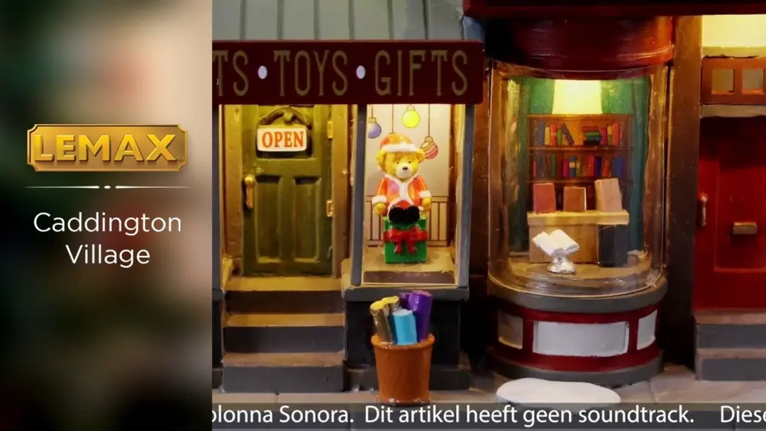 Lemax Christmas Shoppe Façade - afbeelding 2 van 3