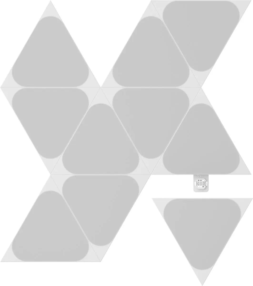 Nanoleaf Shapes Mini Triangles Uitbreidingspakket - 10 Panelen - afbeelding 3 van 6