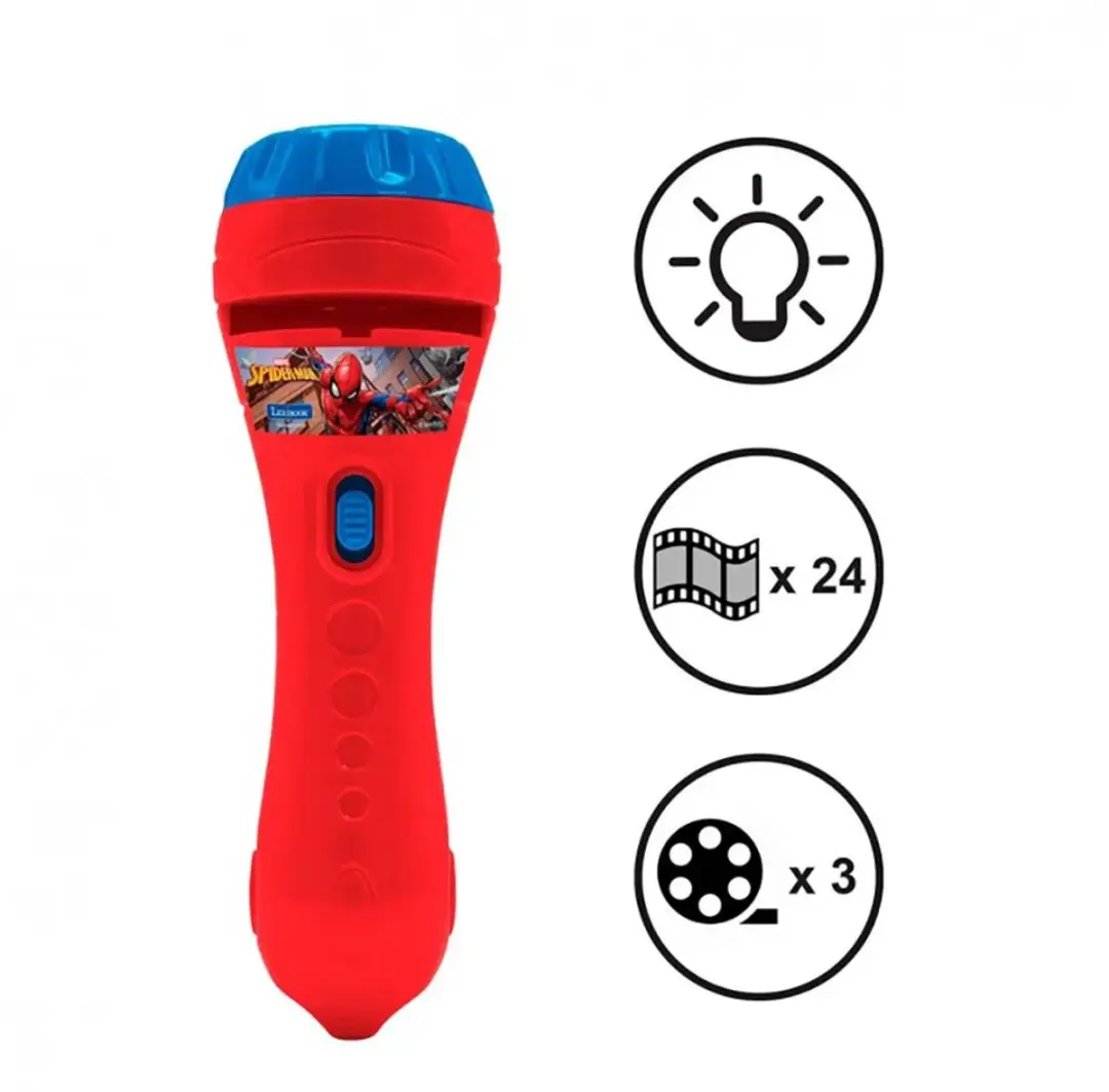 Lexibook Spider-Man Verhaalprojector en Zaklamp LTC050SP - afbeelding 4 van 6