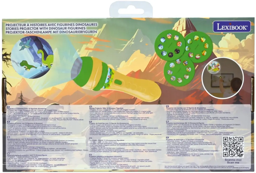 Lexibook Dinosaurus Projector Zaklamp - Cadeauset - afbeelding 5 van 6