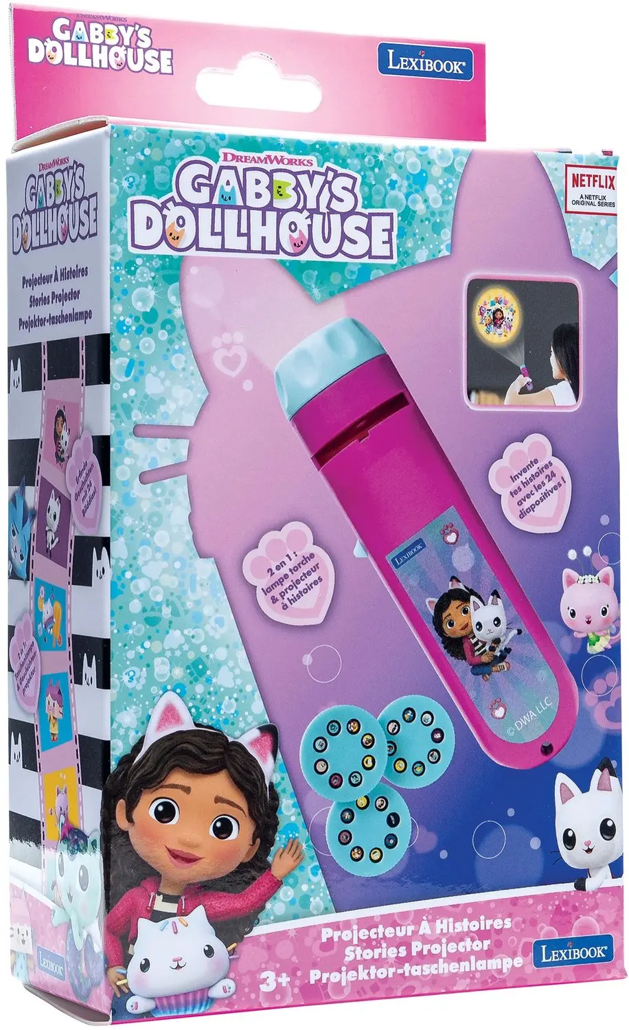 Lexibook Gabby's Poppenhuis Projector LTC050GDH - Roze - afbeelding 6 van 6