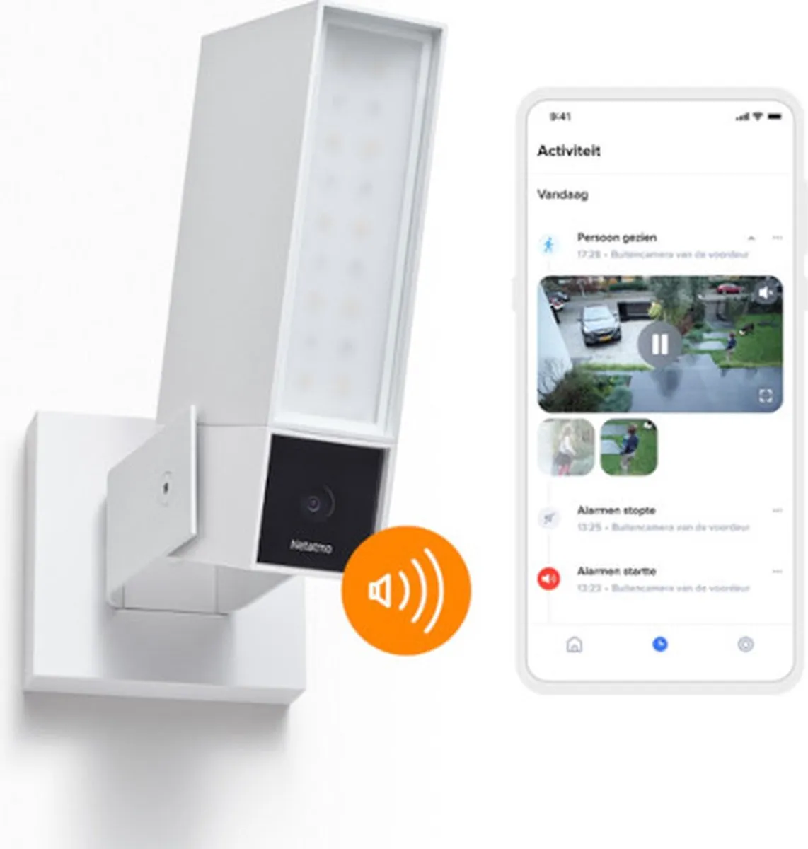 Netatmo NOC-S-WHITE Slimme Buitencamera - Wit - afbeelding 6 van 6