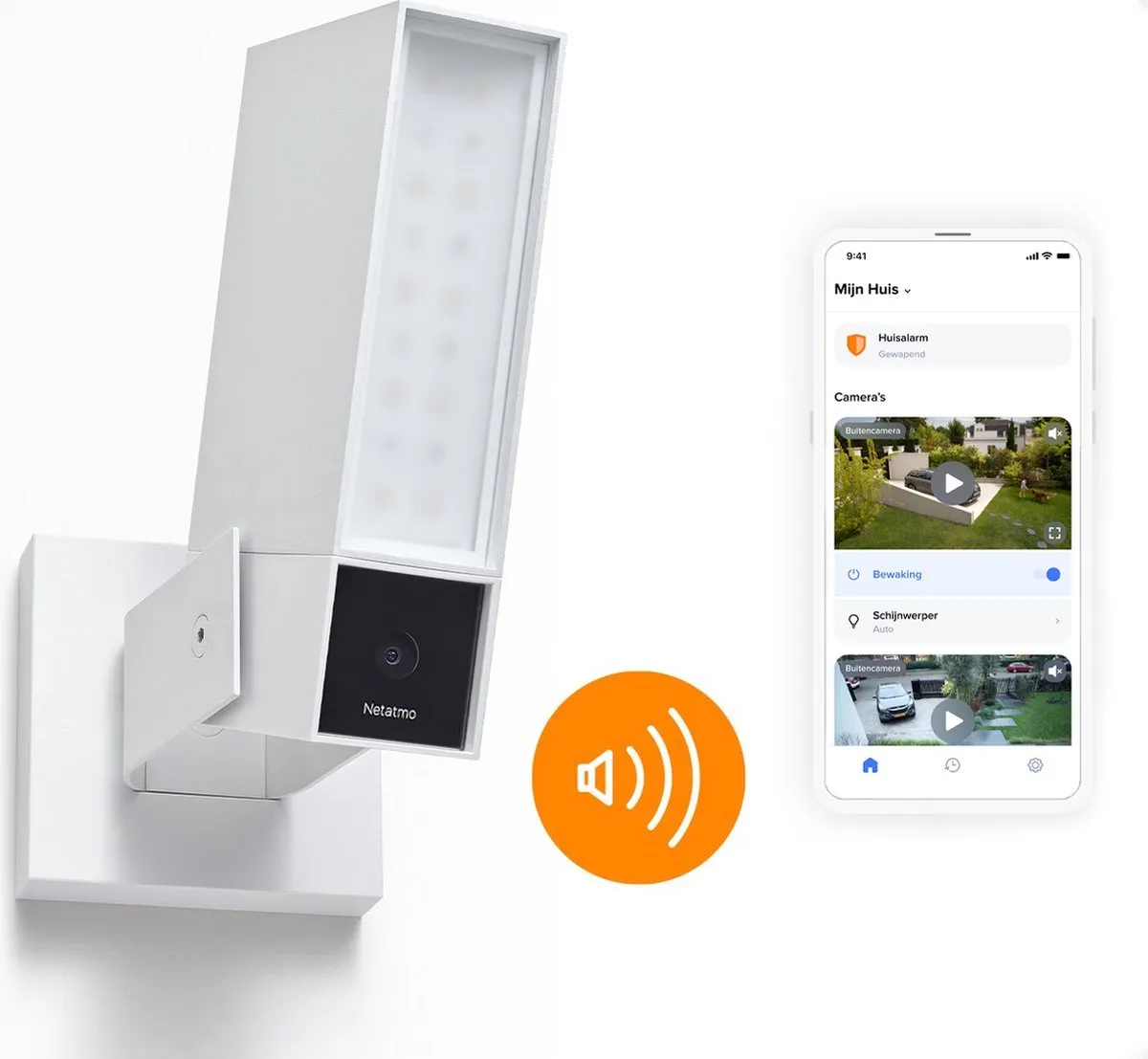 Netatmo NOC-S-WHITE Slimme Buitencamera