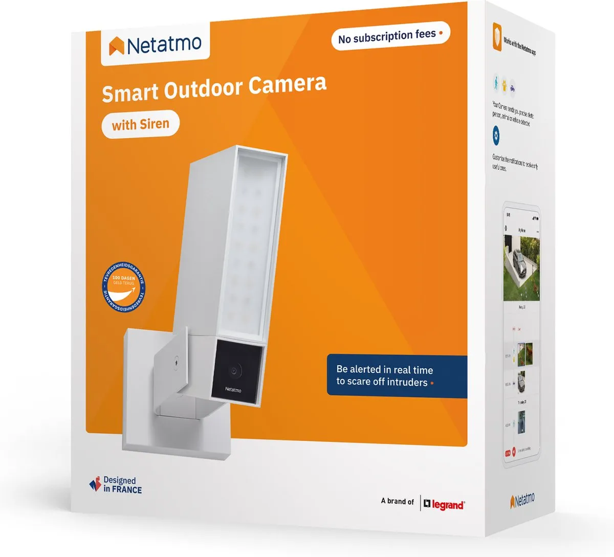 Netatmo NOC-S-WHITE Slimme Buitencamera - Wit