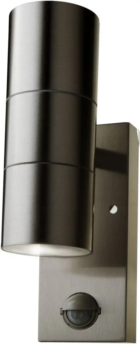 V-TAC VT-7622PIR Wandlamp IP44 - Roestvrij staal - afbeelding 3 van 6