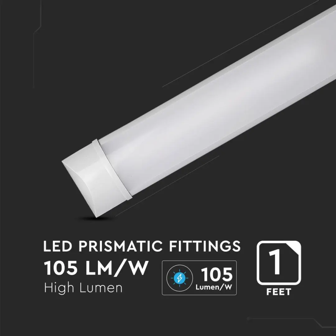 V-TAC VT-8-40 LED Armatuur 40W - 120cm - 3000K - afbeelding 3 van 6