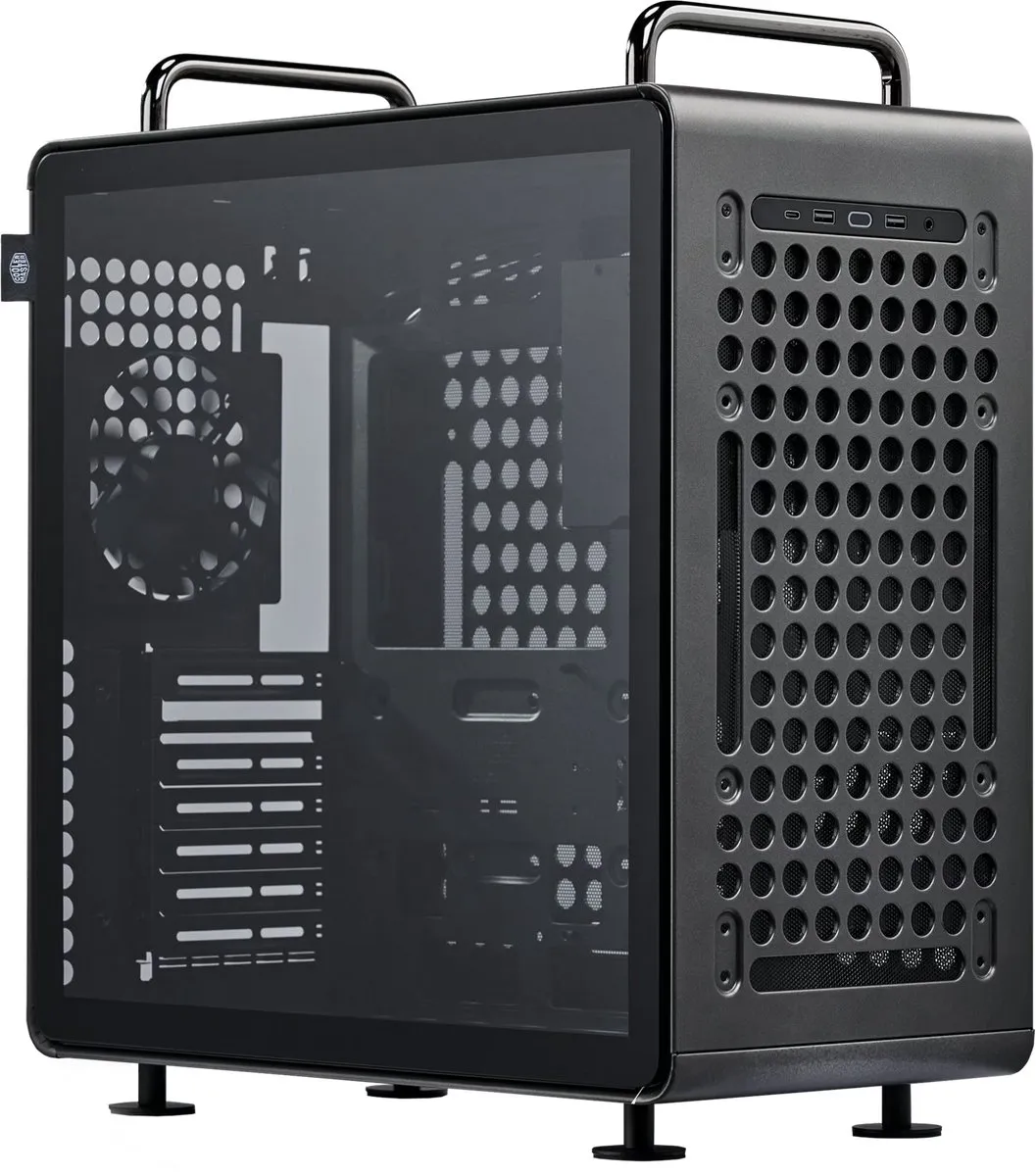 Cooler Master Qube 540 Stardust Iron ATX Behuizing - Zwart