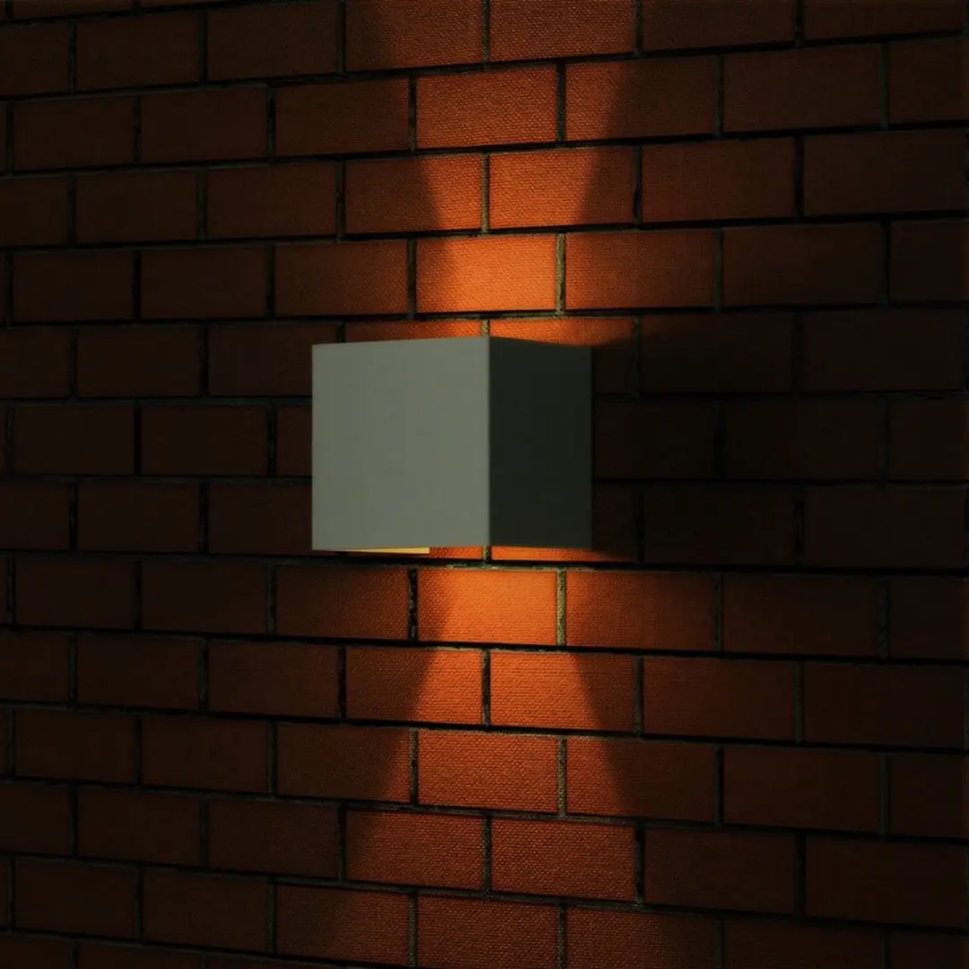 V-TAC VT-759-12-W-N LED Vierkante Wandlamp
