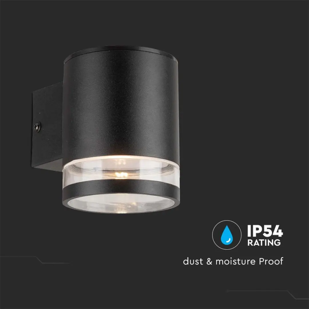 V-Tac VT-1139 Solar Wandlamp - IP54 - 70 Lumen - Zwart - afbeelding 6 van 6