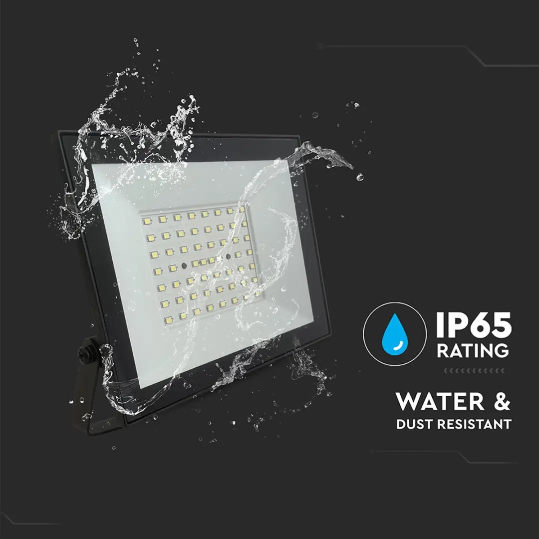 V-TAC VT-44054-B LED Schijnwerper 50W - IP65 - 6500K - afbeelding 5 van 6