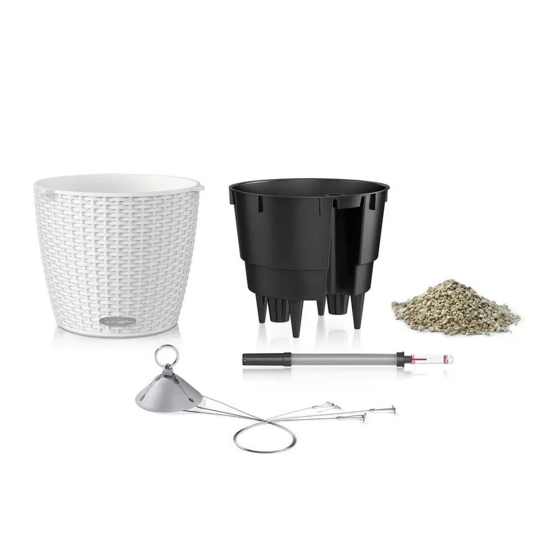 Lechuza Nido Cottage Plantenbak - 6 l - Wit - afbeelding 2 van 6