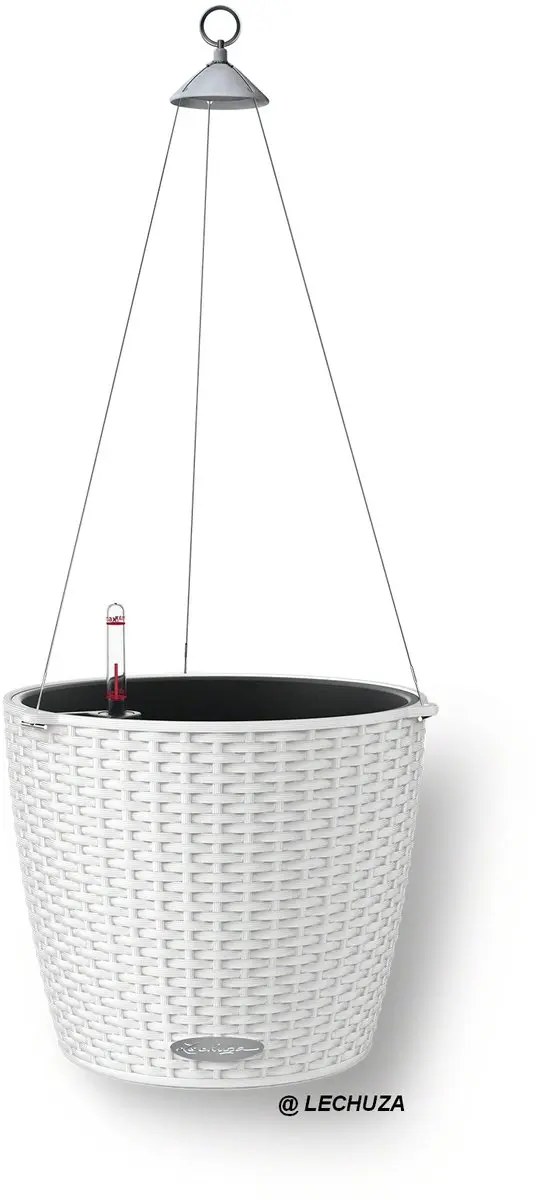 Lechuza Nido Cottage Plantenbak - 6 l - Wit - afbeelding 3 van 6