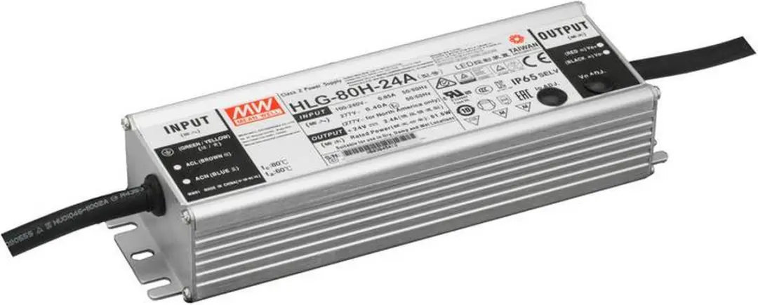 Mean Well HLG-80H-24A LED-driver - 24V - 81.6W - afbeelding 4 van 4