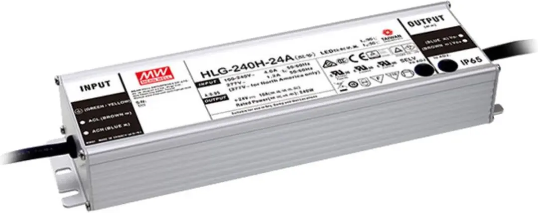 Mean Well HLG-240H-24A LED-driver 240W 24V - afbeelding 4 van 4