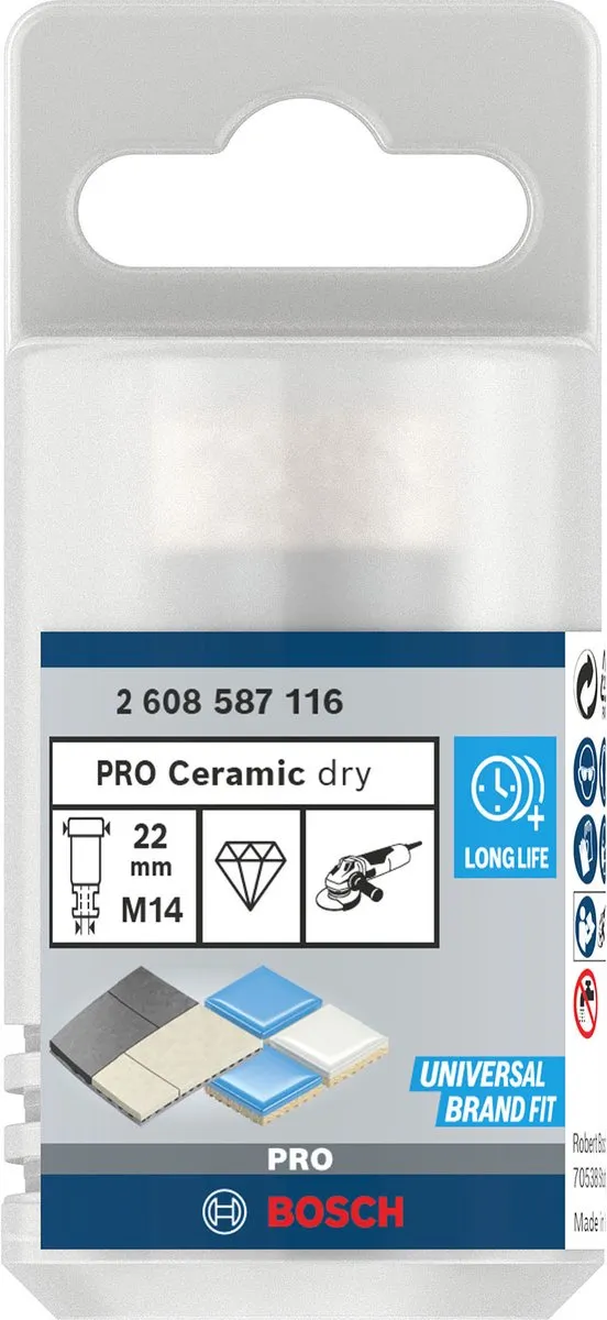 Bosch Professional DRYSPEED Diamantboor M14 22mm - Hout