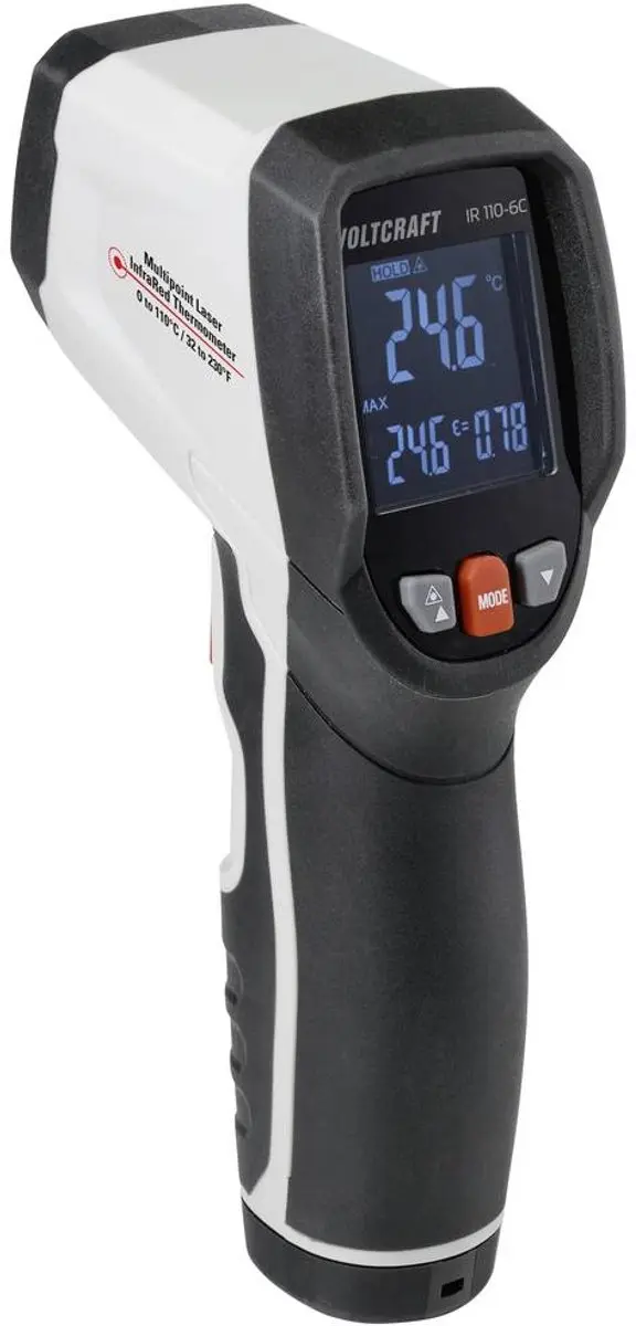 Voltcraft IR 110-6C Infrarood-precisiethermometer - 0-110°C - afbeelding 2 van 4