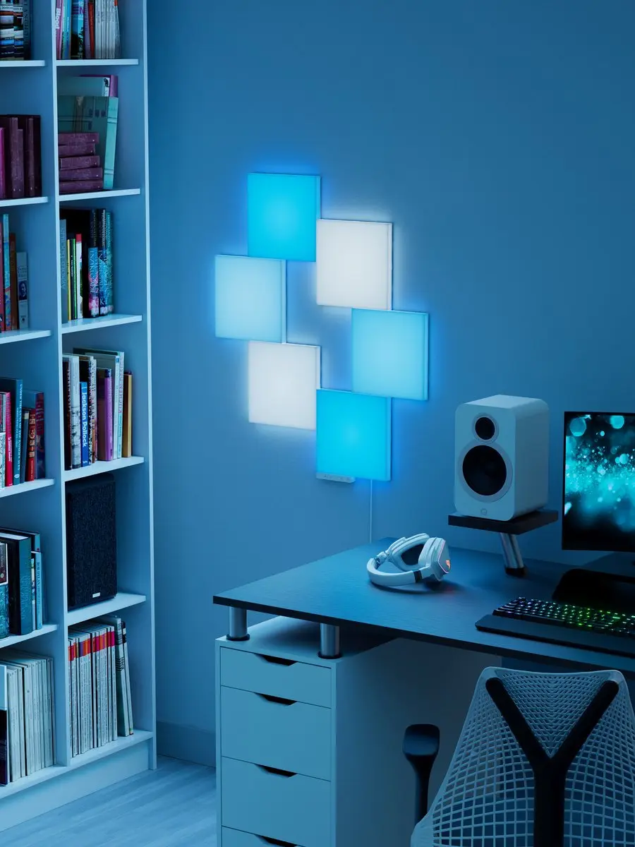 Nanoleaf Blocks Big Squares Starterkit - 6 Squares - afbeelding 6 van 6