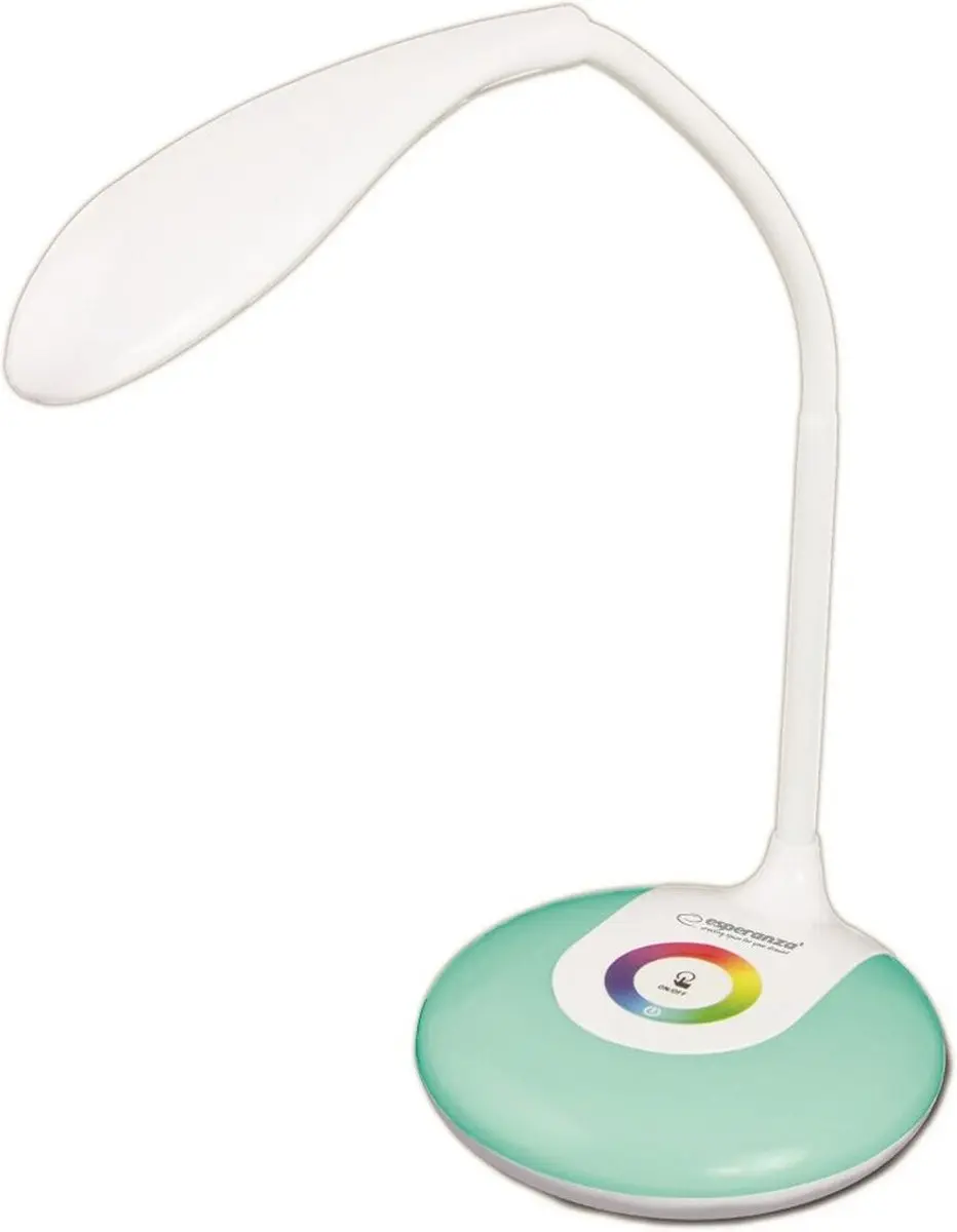 Esperanza ELD102 RGB tafellamp - 256 kleuren - Wit - afbeelding 2 van 6