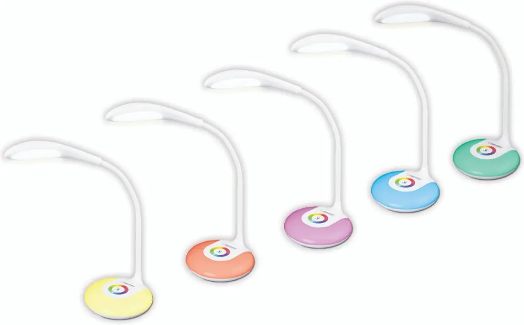 Esperanza ELD102 RGB tafellamp - 256 kleuren - Wit - afbeelding 4 van 6