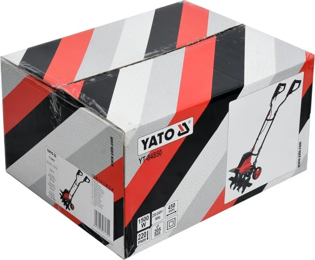 YATO Tuinfrees - 1500W - 6 messen - werkbreedte 40cm - afbeelding 4 van 6