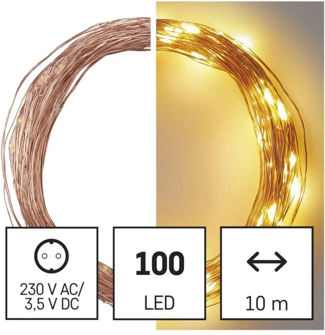 EMOS D3AW02 LED-kerstverlichting nano-slinger - 10 m - afbeelding 4 van 6